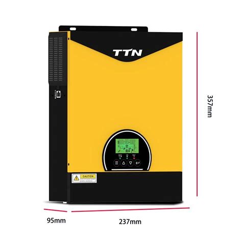 IP65 Single Phase 8kw Home Power System On Off Grid Hybrid Inverter