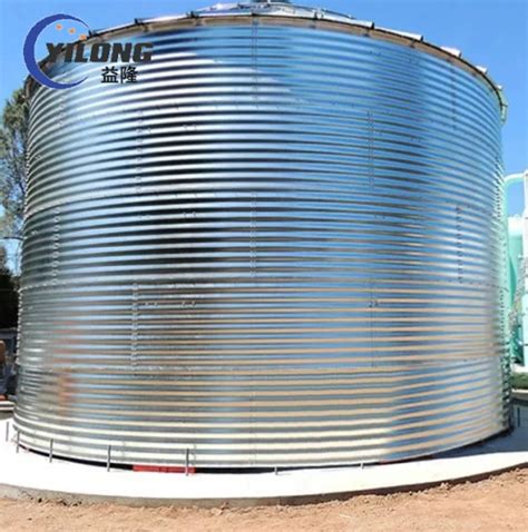 Big Capacity Pressed Portable Customized Round Corrugated Steel Water