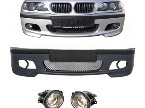 Front Bumper Bmw E46 Sedantouring 1998 2004 M Sport Style Red