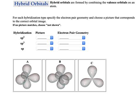 Electron Geometry Chart And Hybrid Orbitals Fessmontreal