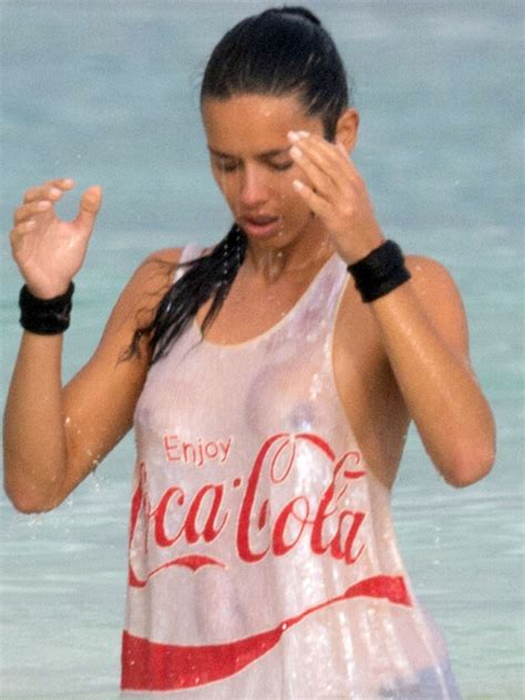 Adriana Lima Wet Shirt Dennisspitz