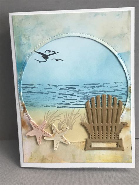 SU Seasonal Layers Beachy Paper Art Bookends Layers Seasons Work