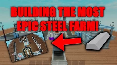 Building The Most Epic Steel Farm Roblox Islands Speed Up Build