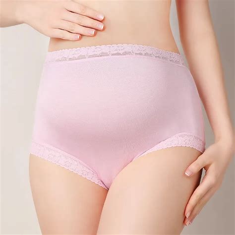 Grrcosy Modal Lace High Waist Maternity Underwear Panties Pregnancy