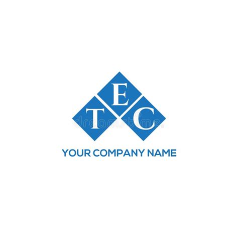 Diseño De Logotipo De Letras De Tipo Tec Sobre Fondo Negro Concepto De