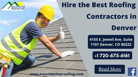 Ppt Hire The Best Roofing Contractors In Denver Powerpoint