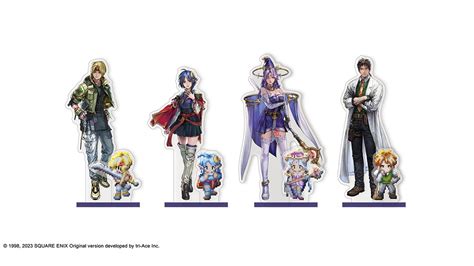 Star Ocean The Second Story R Character Acrylic Stands Will Appear