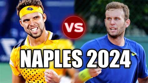 Mathias Bourgue Vs Jiri Vesely Naples Q Highlights Youtube