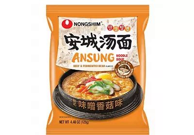 Nongshim Ansung Tang Myun Noodle Beef Fermented Bean Flavor 10 Pack