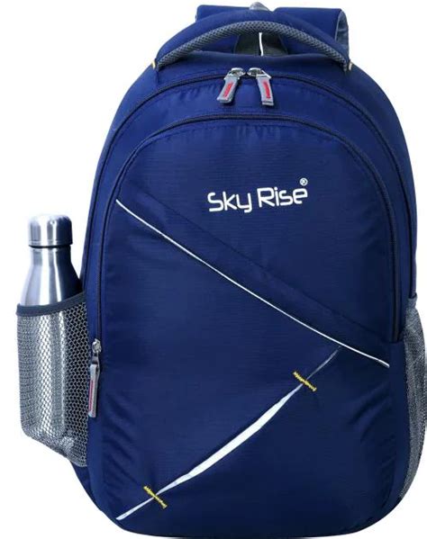 Buy Sky Rise Black Polyester Large Laptop Backpack L Online At