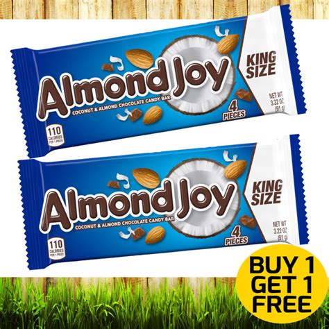 Almond Joy Coconut And Almond Chocolate King Size Candy Bar Buy 1 Take