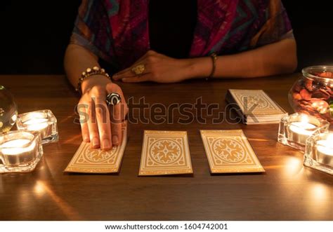 Tarot Reader Picking Tarot Cardstarot Cards Stock Photo 1604742001 | Shutterstock