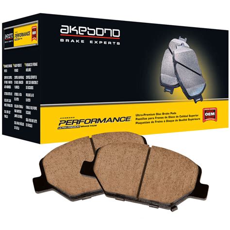 Akebono Performance Ultra Premium Ceramic Brake Pads For 2006 Honda Accord