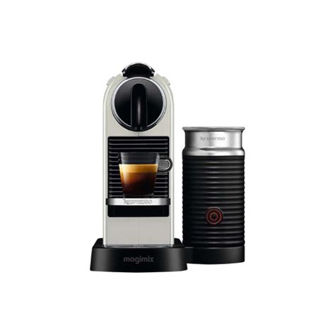 Magimix CitiZ Nespresso Coffee Machine With Aeroccino White 11319