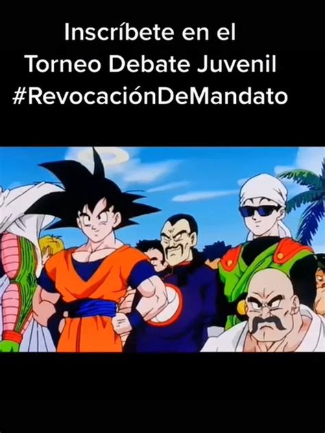 Con Gokú Naruto Y Shinji El Ine Invita A Participar En La Revocación De Mandato Infobae