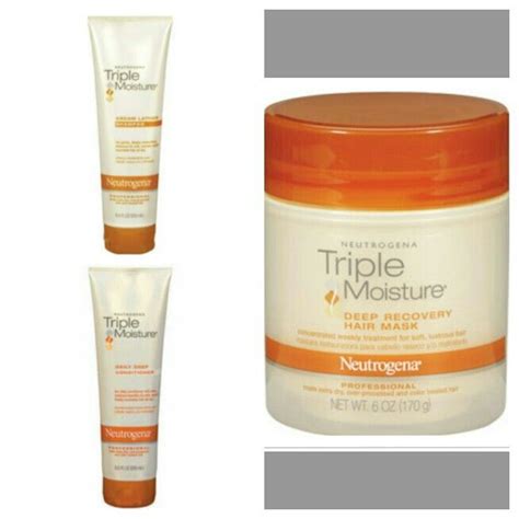 Neutrogena Triple Moisture Deep Recovery Hair Mask 6oz 6 Shampoo 85oz 5 Conditioner 85oz