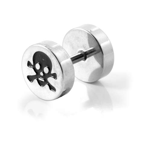 8mm Skull Stud Earring In Stock Fort Tempus