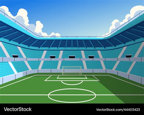 Cartoon Football Field