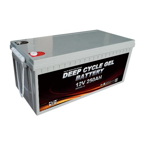 High Standard 12v Deep Cycle Gel Solar Batteries 250ah Meritsun