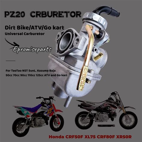 Pz20 Carb For 50cc 70cc Honda Kazuma Meerkat Redcat Atv Quad Dirt Pit