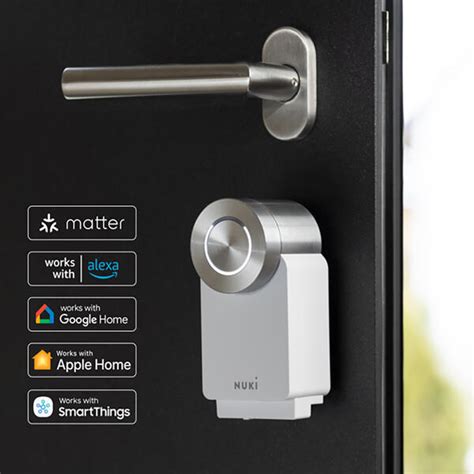 Inteligentny zamek do drzwi NUKI Smart Lock Pro 4 0 4 Gen biały