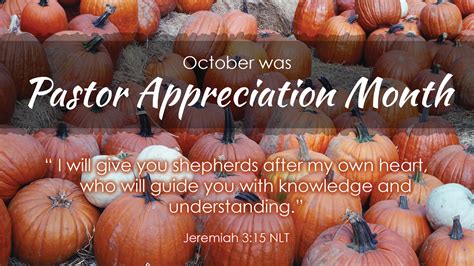 Susquehanna Link October Was Pastor Appreciation Month