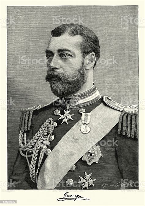 Portrait Of King George V 1892 Stock Illustration Download Image Now George V Of Great