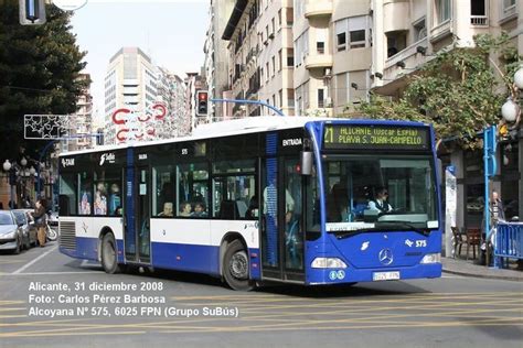 Automóviles La Alcoyana SuBús vectalia Mercedes O530 Citaro