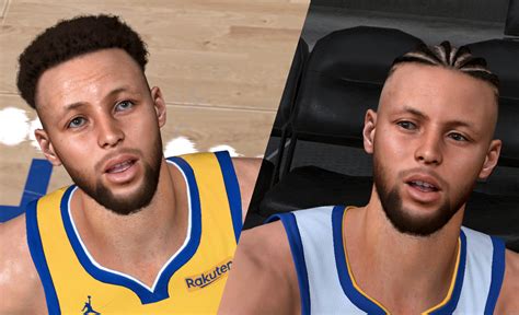 Stephen Curry Cyberface Hair And Body Model Dual Version By Vindragon