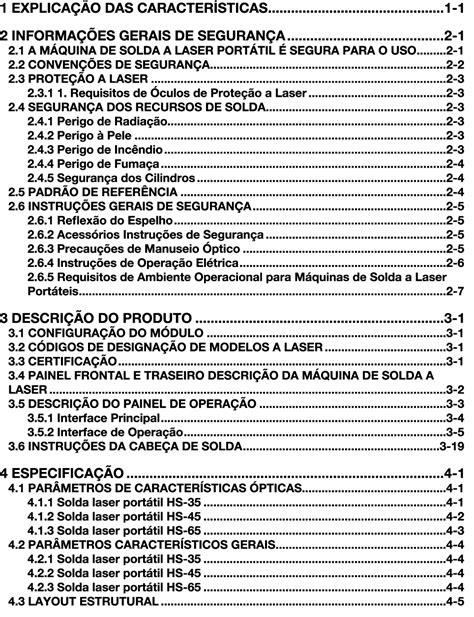 Laser Portátil HS 35 HS 45 HS 65