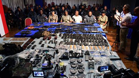 Trinidad Police Make Largest Firearm Seizure In Countrys History