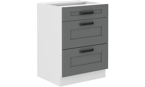 Szafka Kuchenna LUNA 40 DK 210 2F Dustgrey White