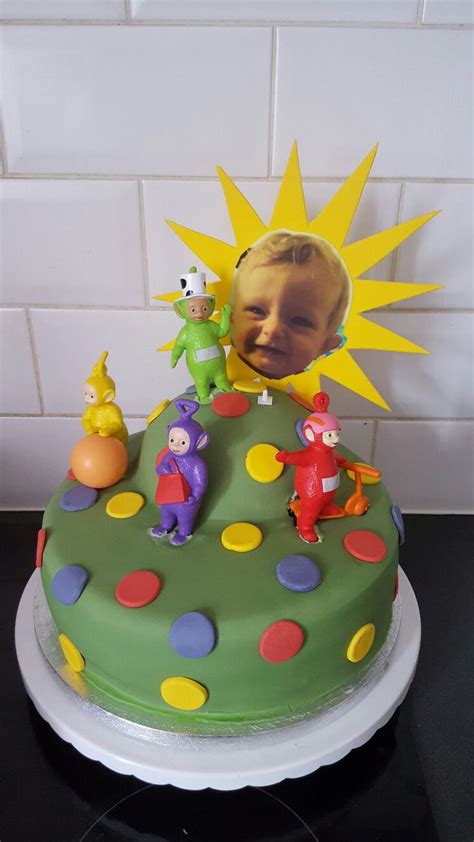 Telly Tubbies Cake Farm Themed Birthday Party Anna Birthday Rd