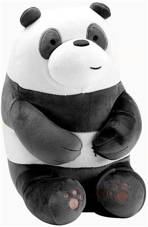 MINISO 11" We Bare Bears Stuffed Animals, Ultrasoft Panda Cartoon Plush ...