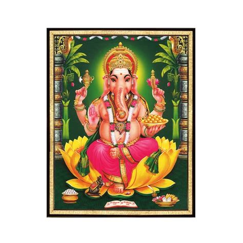 Vinayagar Digital Painting Photo Frame Home Decor Wall - Etsy