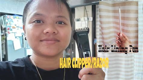 Paano Gamitin Ang Hair Clipper At Hair Lining Pen YouTube