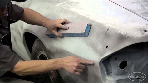 How To Block Sand Car Panels Primer Surfacer Dura Block And Soft