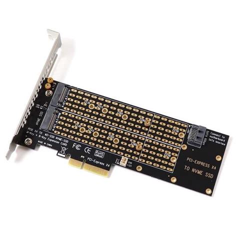 Rouge Adaptateur M Nvme Ssd Vers Carte Pcie Cl M B Avec