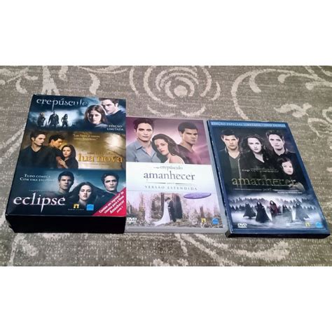 Coleção completa Crepúsculo Lua Nova Eclipse e Amanhecer Shopee Brasil