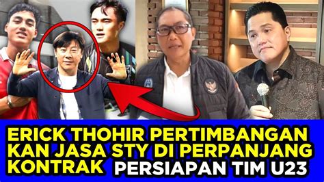 ERICK THOHIR PERHITUNGKAN JASA STY AKAN DI PERPANJANG KONTRAK STY