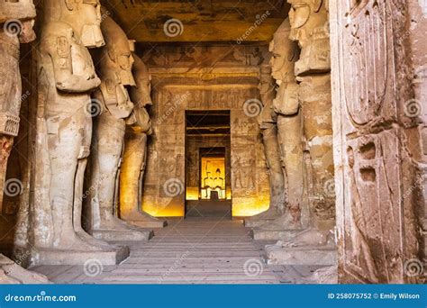 Osiris Pillars In The Hypostyle Hall Of The Great Temple Of Ramesses Ii