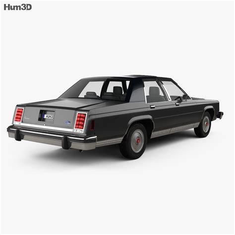 Ford Ltd Crown Victoria 1991 3d Model Vehicles On Hum3d