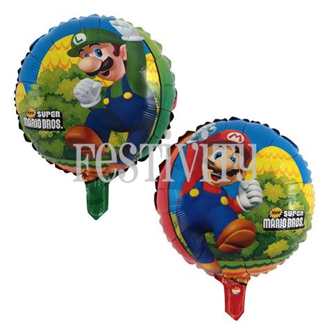 Super Mario Foil Balloons Festivity