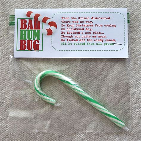 Grinch Candy Cane Printables