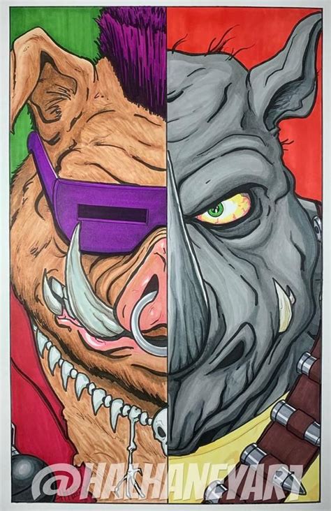 Bebop Rocksteady 11x17 Fine Art Print Etsy In 2021 Bebop And