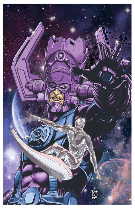 Silver Surfer And Galactus Behance