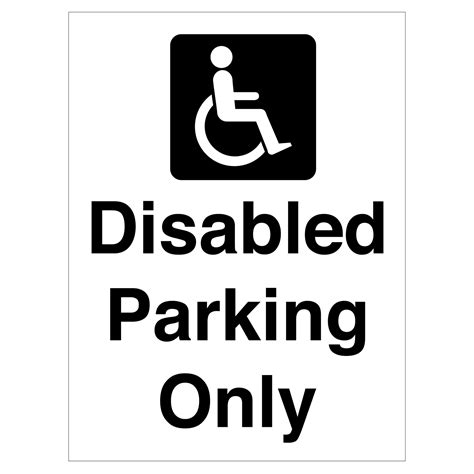 Disabled Parking Only – Speedbumps