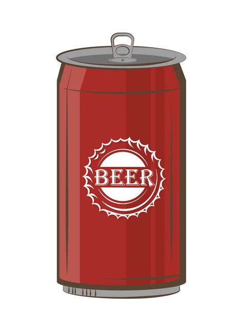 beer can drink 10968089 Vector Art at Vecteezy