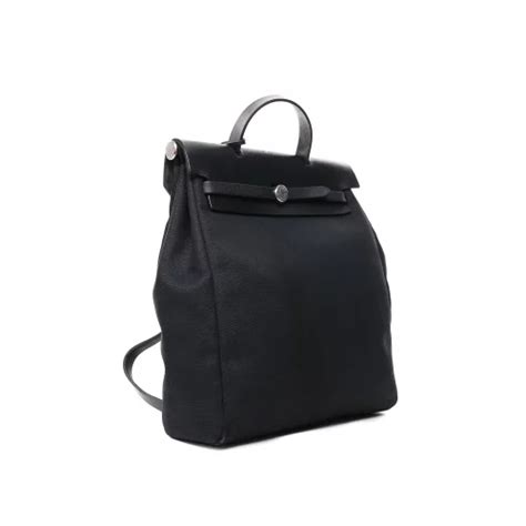 Sac Dos Herbag Herm S Bi Mati Re Noir Monogram Paris