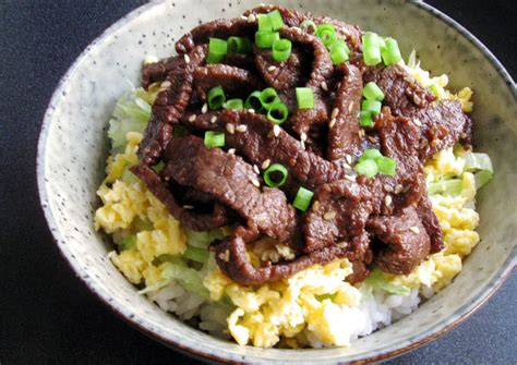 ‘yakiniku Beef Sushi Rice Bowl Recipe By Hiroko Liston Cookpad